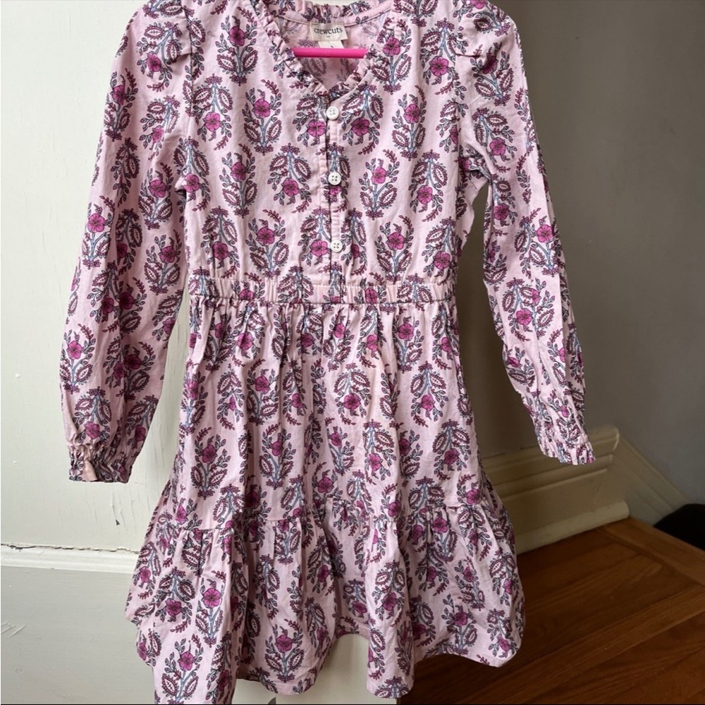 CrewCuts J.Crew Girls Paisley Pink Dress 5